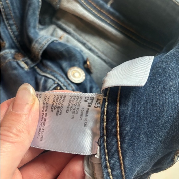 Wallflower Blue Skinny Jeans with Stretchy Fit - Picture 3 of 4